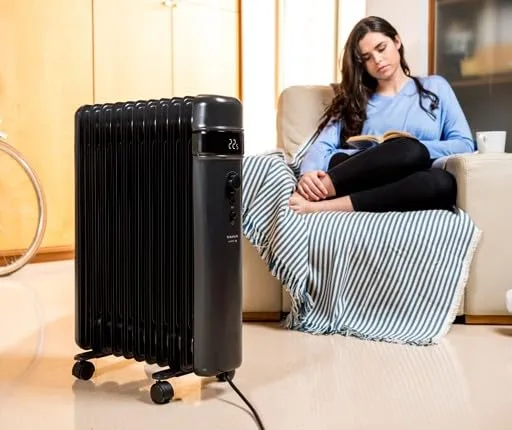 Taurus ▫️ Agadir 2500 Radiador de óleo digital de 2500 W, 11 elementos, ECO 3
