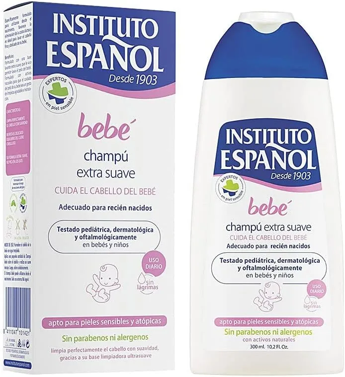 Instituto Español ▫️ Champô Extra Suave para Bebés - 300 ml