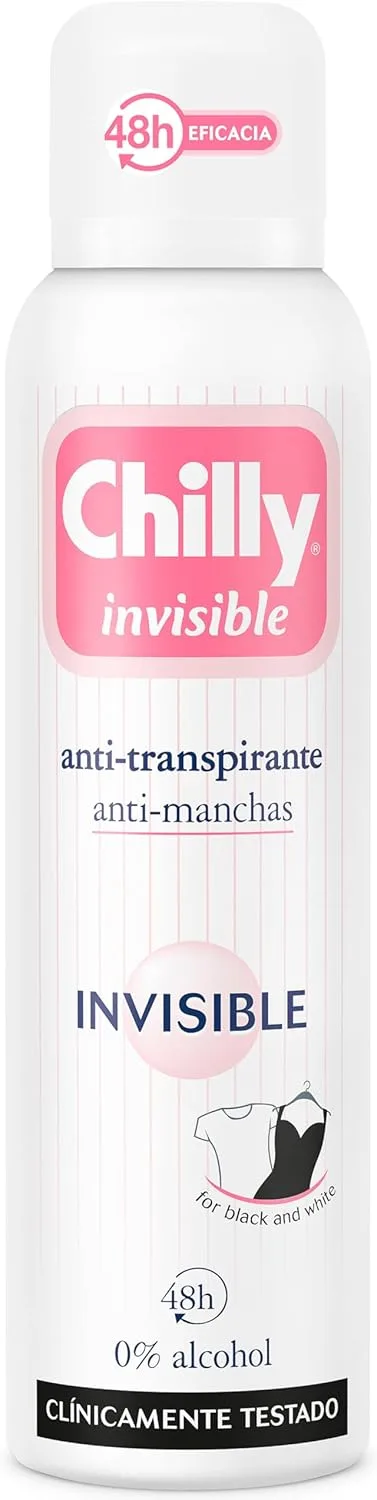 Chilly ▫️ Desodorizante (Spray Invisível) - Ml (cn186546.5), 150 Mililitros