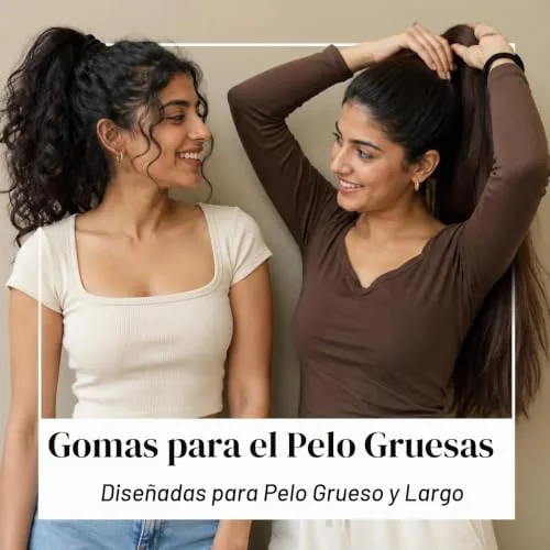 Dreamlover ▫️ Elásticos Pretos para o Cabelo, 50 Unidades, Elásticos para o Cabelo de Mulher, Elásticos que Não Partem o Cabelo, Elásticos para o Cabelo, Elásticos Resistentes para o Cabelo de Mulher 3