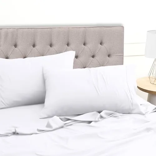 Utopia Bedding ▫️ Conjunto de lençóis de 4 peças 150 x 200 cm, branco 6