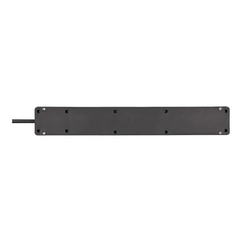 Brennenstuhl ▫️ Bremounta - Extensão com 6 tomadas e interruptor (extensão com tomadas a 90 graus, extensão com opção de montagem e cabo de 3 m) Preto 3