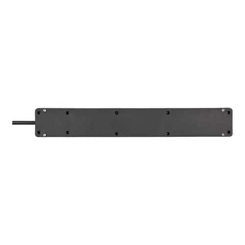 Brennenstuhl ▫️ Bremounta - Extensão com 6 tomadas e interruptor (extensão com tomadas a 90 graus, extensão com opção de montagem e cabo de 3 m) Preto 4
