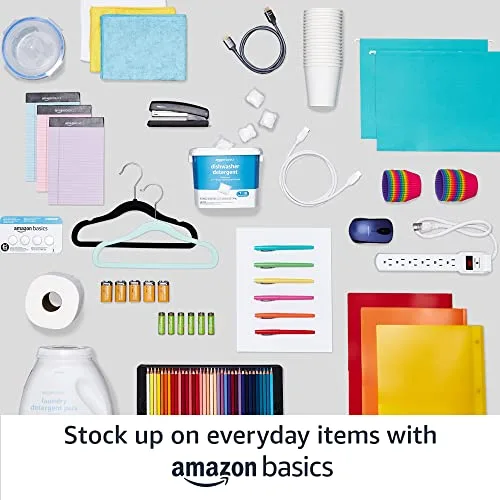 Amazon Basics ▫️ Cabides de veludo antiderrapantes para crianças e bebés, 29,46 cm, embalagem de 50, cinzento 6