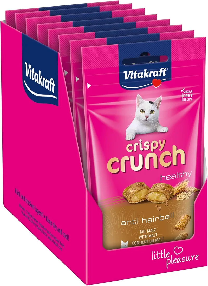 Vitakraft ▫️ Crispy Crunch Malt - Conjunto de 8 embalagens