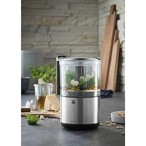 WMF ▫️ Kitchenminis - Mini Picador, 65 W, aço inoxidável, duas lâminas com tecnologia Perfect Cut, recipiente de 0,3 litros em Tritan, com sistema especial de bloqueio de segurança, sem BPA 2