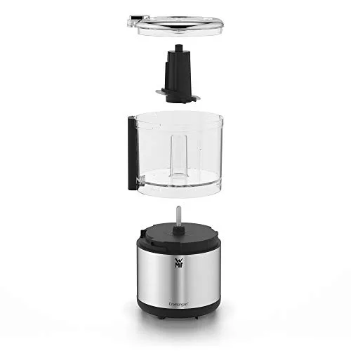 WMF ▫️ Kitchenminis - Mini Picador, 65 W, aço inoxidável, duas lâminas com tecnologia Perfect Cut, recipiente de 0,3 litros em Tritan, com sistema especial de bloqueio de segurança, sem BPA 3