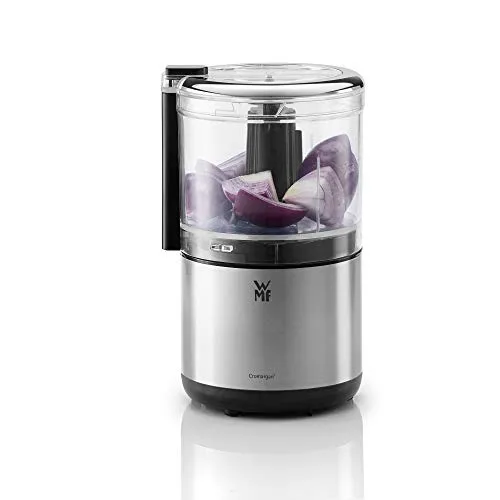 WMF ▫️ Kitchenminis - Mini Picador, 65 W, aço inoxidável, duas lâminas com tecnologia Perfect Cut, recipiente de 0,3 litros em Tritan, com sistema especial de bloqueio de segurança, sem BPA 5