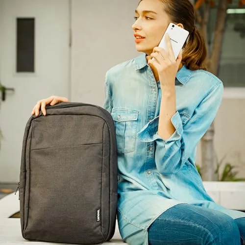 Lenovo ▫️ Mochila B210 para computadores portáteis de 15,6 polegadas, mochila leve e resistente à água, cor preta 5