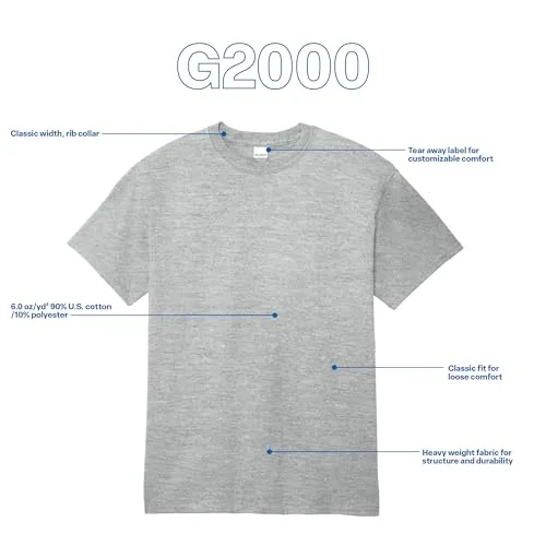 Gildan ▫️ Camisola Mate (Conjunto de 10) para Homem 5
