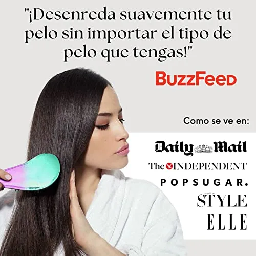 Lily England ▫️ Escova Anti-puxões e Desembaraçante para Cabelo Molhado, Cor Roxa 2