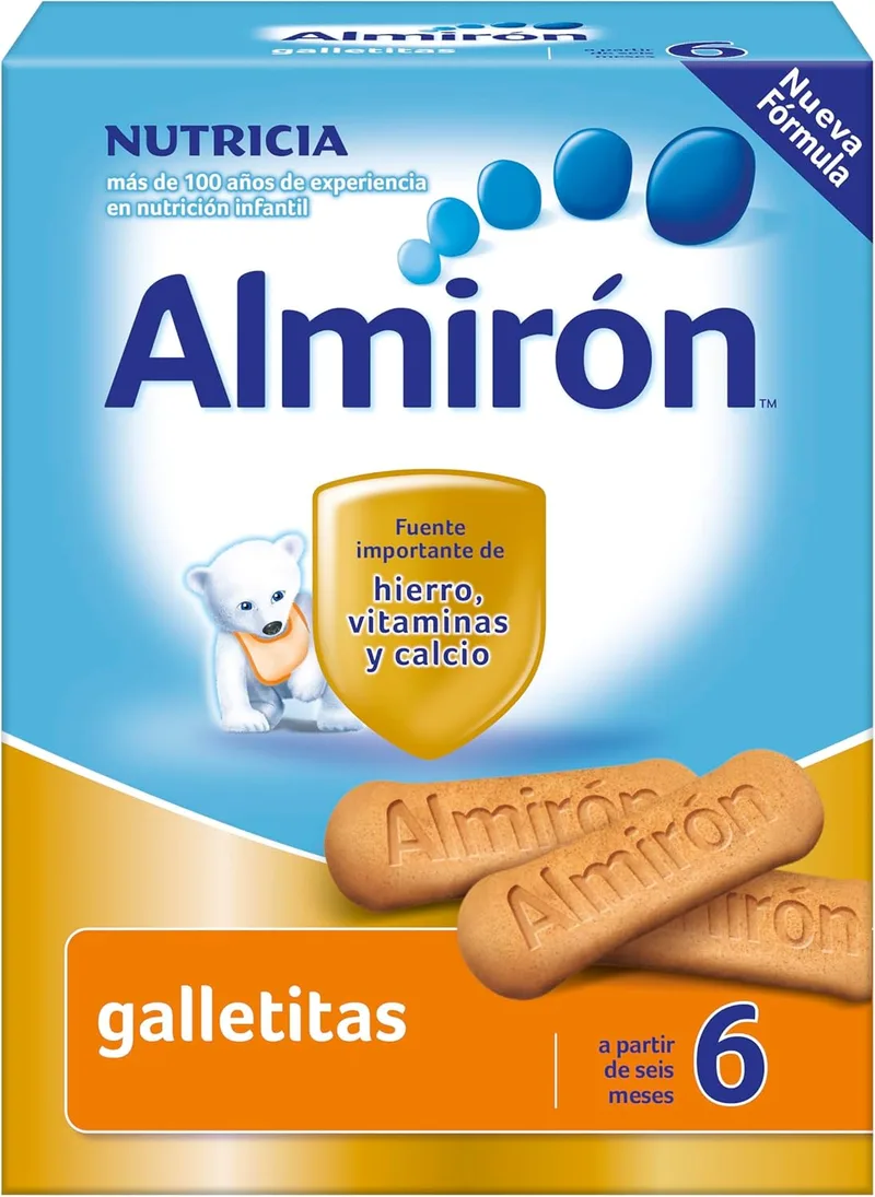 ALMIRON ▫️ Almirón, Biscoitos para bebés, a partir dos 6 meses, 180g