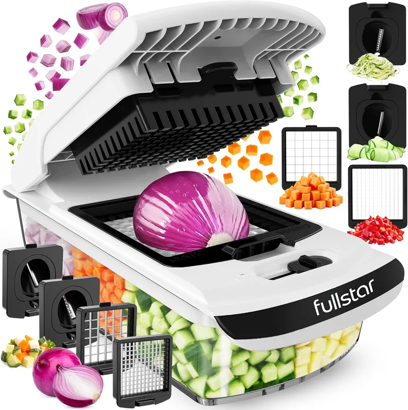fullstar ▫️ Pro Original - Cortador de legumes e espiralizador - 4 lâminas