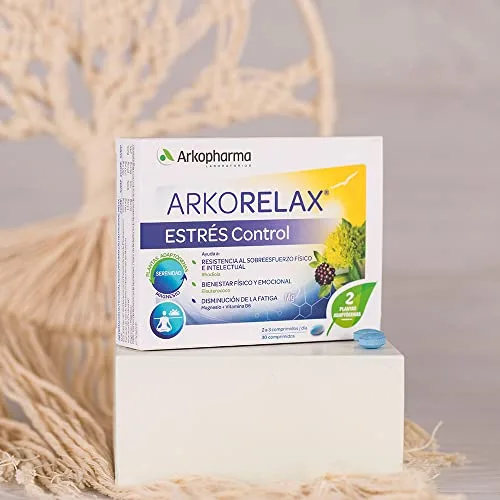 Arkopharma ▫️ Arkorelax Controlo do Stress, 30 comprimidos, magnésio, vitamina B6 4
