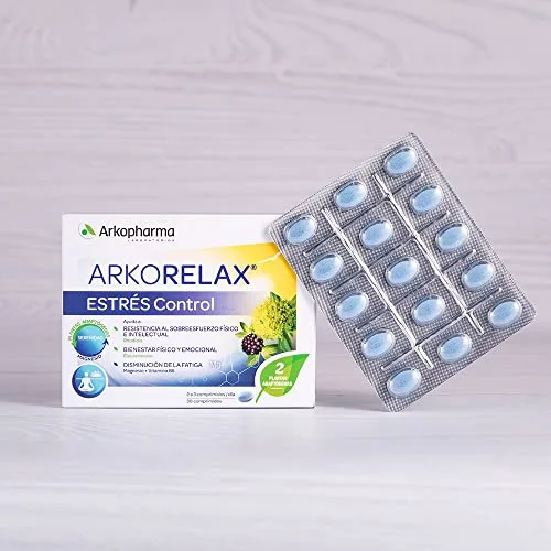 Arkopharma ▫️ Arkorelax Controlo do Stress, 30 comprimidos, magnésio, vitamina B6 5