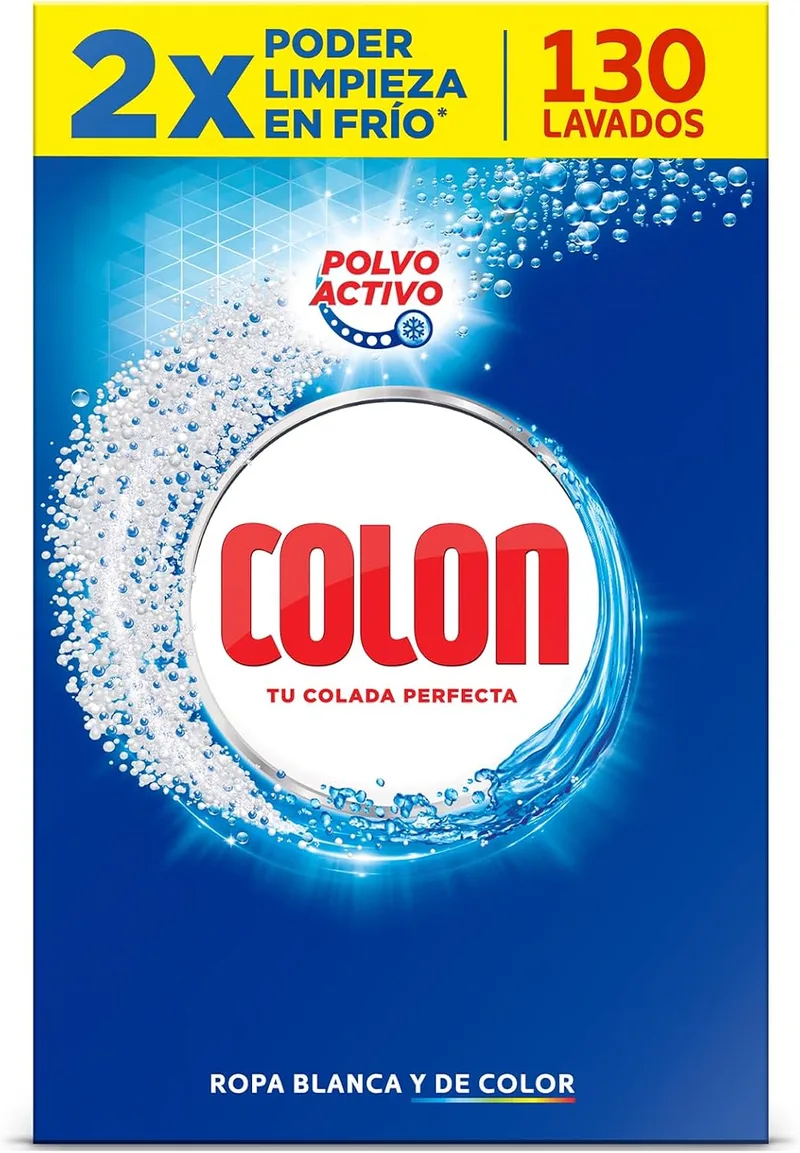 Colon ▫️ Detergente para o cólon em pó, azul, 130 lavagens, 130 doses