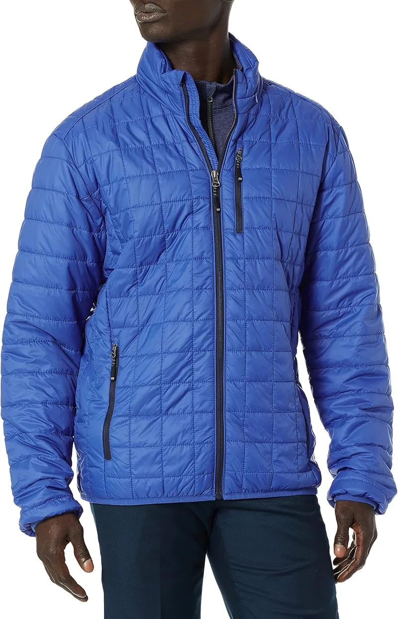 Cutter & Buck ▫️ Casaco impermeável com enchimento sintético Primaloft resistente às intempéries para homem
