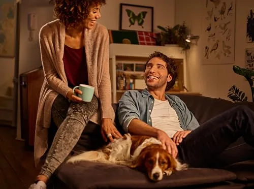 Philips ▫️ Lâmpada LED de cristal de 50 W, GU10, luz branca fria, ângulo de feixe de 36°, não regulável, embalagem de 6 unidades [Classe de eficiência energética F] 4