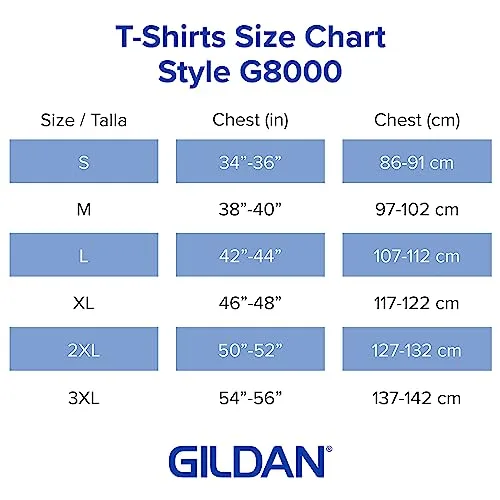 Gildan ▫️ Camisa (Conjunto de 2) para homem 6