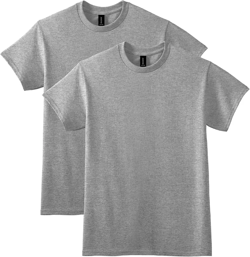 Gildan ▫️ Camisa (Conjunto de 2) para homem
