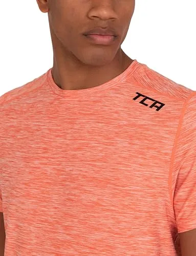 TCA ▫️ Camisola desportiva para homem - Camisola técnica de manga curta para ginásio, corrida, padel e caminhadas - Secagem rápida 2