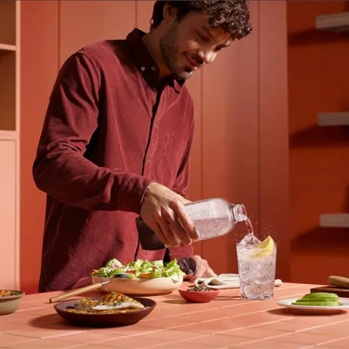sodastream ▫️ Classic – 2 garrafas de plástico de 1 L para gaseificar água, preto 3
