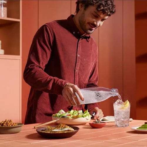 sodastream ▫️ Fuse – 2 garrafas de plástico de 1 L para gaseificar água, preto 2