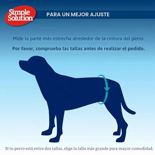 Simple Solution ▫️ Fraldas descartáveis para cães machos, fraldas para cães machos com ajuste superabsorvente à prova de fugas, para micção por excitação, incontinência ou marcação territorial masculina 6