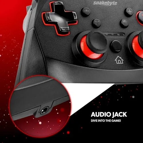 Snakebyte ▫️ Comando sem fios Game Pad S Pro para utilização com a consola Nintendo Switch – Bluetooth 3.0 5
