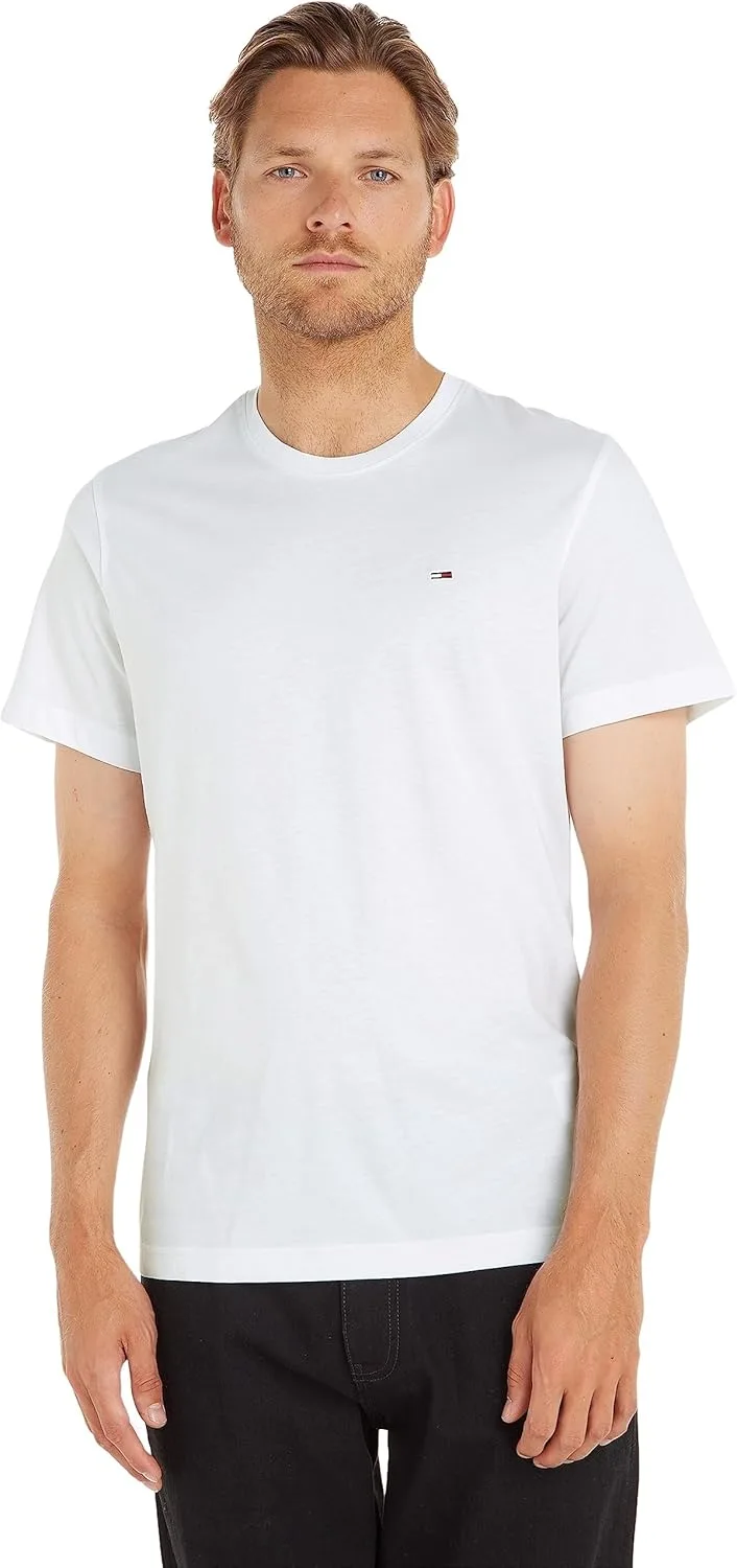 Tommy Jeans ▫️ T-shirt de manga curta Slim Fit Original para homem