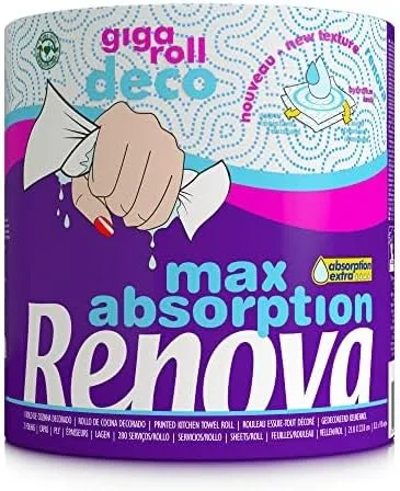 RENOVA ▫️ Rolo de cozinha (Gigaroll decorado), 1 unid.