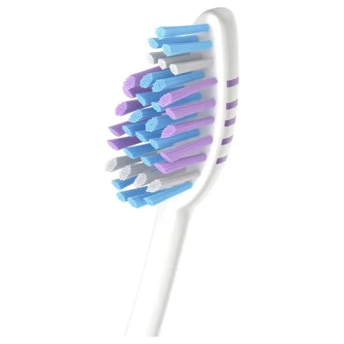 Colgate ▫️ ZigZag, Escova de Dentes de Dureza Média, Limpeza Interdental, Embalagem de 6 3