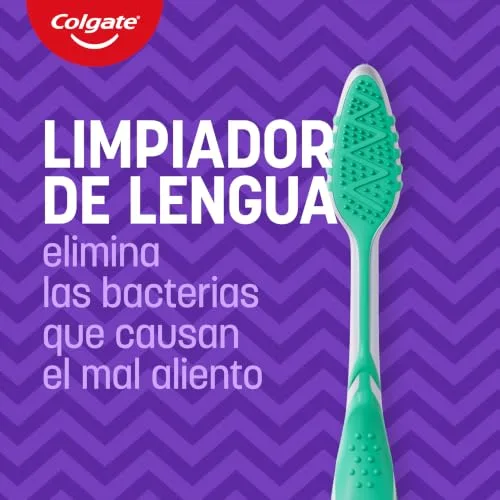 Colgate ▫️ ZigZag, Escova de Dentes de Dureza Média, Limpeza Interdental, Embalagem de 6 6