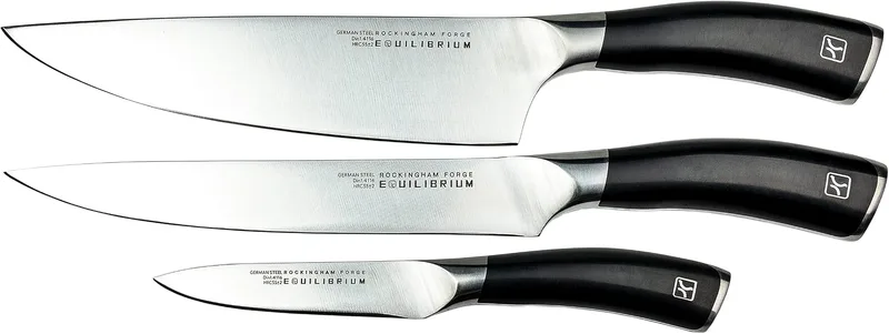 Rockingham Forge ▫️ Equilibrium – Conjunto de facas de cozinha de 3 peças