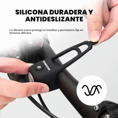 ROCKBROS ▫️ Campainha Eletrónica para Bicicleta Mini E-Bell Impermeável para Patinete e BTT, 3 Sons, Acessório para Ciclismo 3