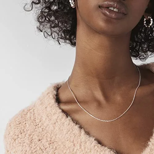 TOUS ▫️ Colar curto em prata de lei para mulher, coleção de correntes 7