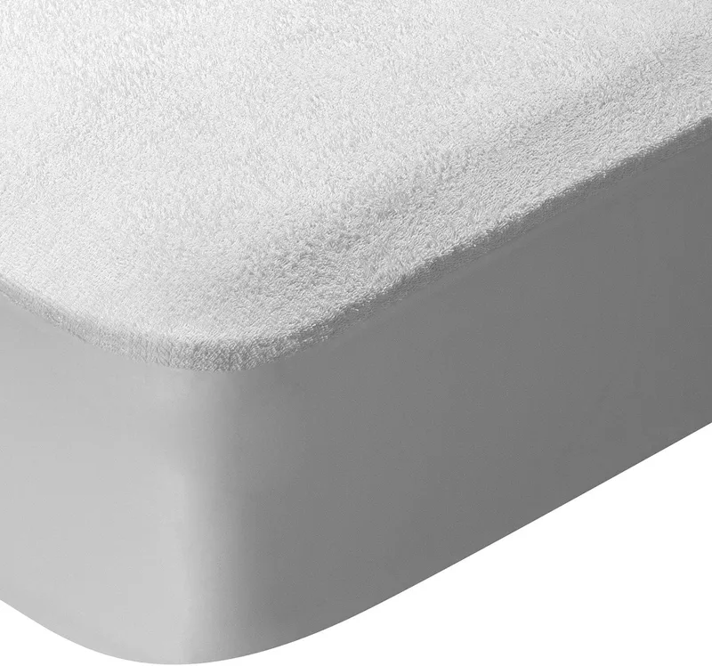 PIKOLIN ▫️ Home - Proteção de colchão impermeável, em tecido felpudo, respirável e absorvente, com certificação Oeko-Tex, para cama de 120, até 32 cm de altura - Capa de colchão 120 x 190/200 cm