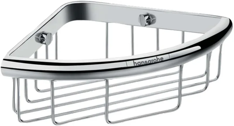 hansgrohe Logis Universal - saboneteira de canto, prateleira de duche, prateleira de casa de banho, organizador de casa de banho, acessórios de casa de banho, cromado, 41710000
