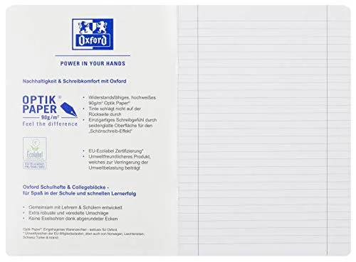 Oxford ▫️ Caderno «Touch» 400086469 cor azul turquesa 5