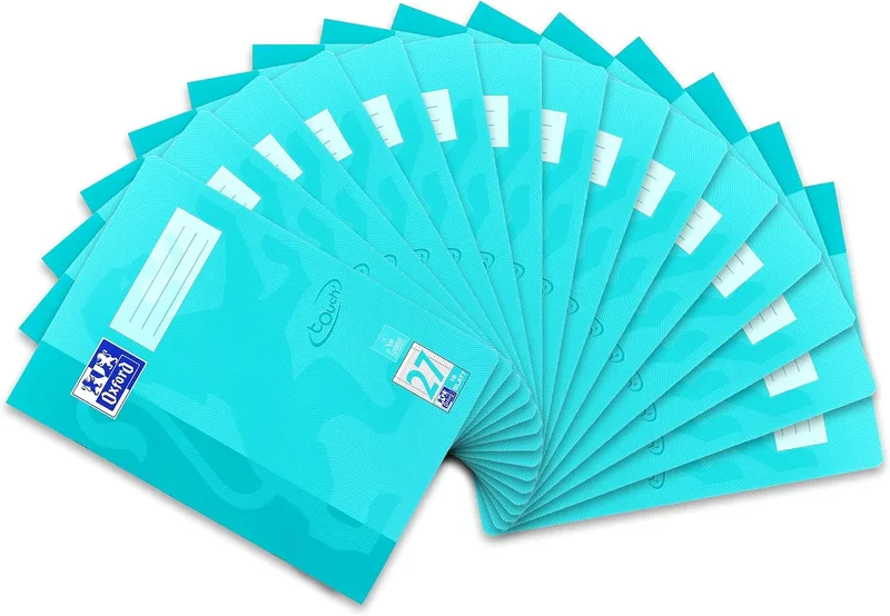 Oxford ▫️ Caderno «Touch» 400086469 cor azul turquesa