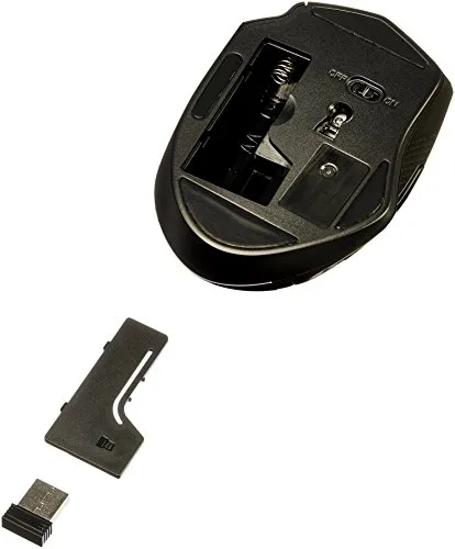 Amazon Basics ▫️ Rato sem fios ergonómico DPI ajustável, preto 5