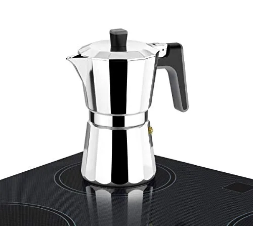 BRA ▫️ Perfecta | Cafeteira italiana para fogão de indução, 6 chávenas 2