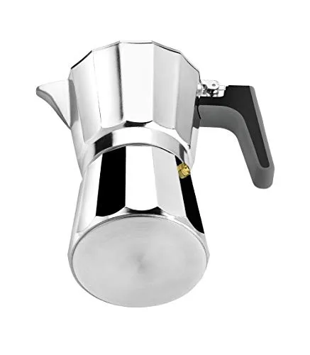 BRA ▫️ Perfecta | Cafeteira italiana para fogão de indução, 6 chávenas 6