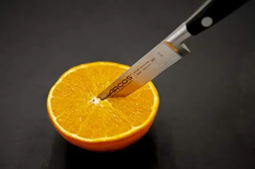 Arcos ▫️ Série Riviera Conjunto de Facas de Cozinha, Lâmina em aço inoxidável forjado Nitrum, Cabo em polioximetileno (POM), Preto 5