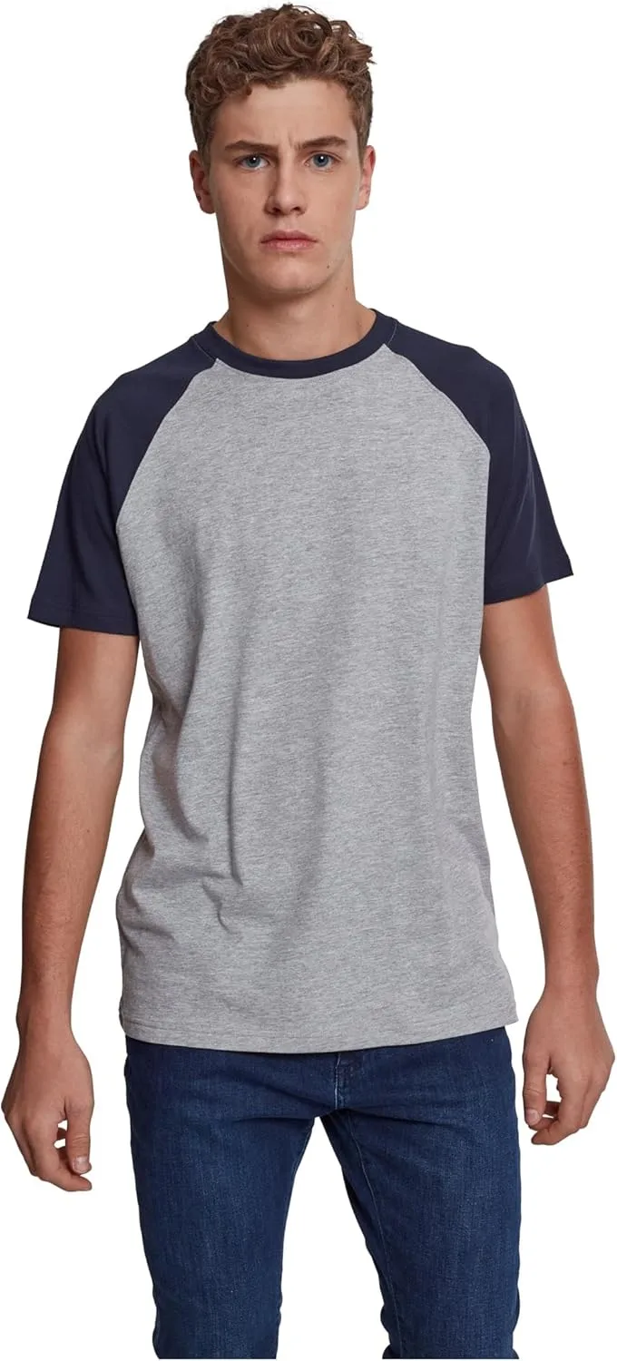 Urban Classics ▫️ Camiseta básica masculina de manga curta, gola redonda, algodão, comprimento normal, estilo moderno, disponível em várias cores, tamanhos XS - 5XL
