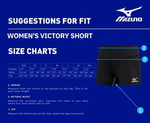 Mizuno ▫️ Victory Short - Calções de voleibol para mulher 6