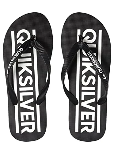 Quiksilver ▫️ Sandálias Boys Java Wordmark Sport, Preto (Preto/Preto/Branco Xkkw), 33 EU 3