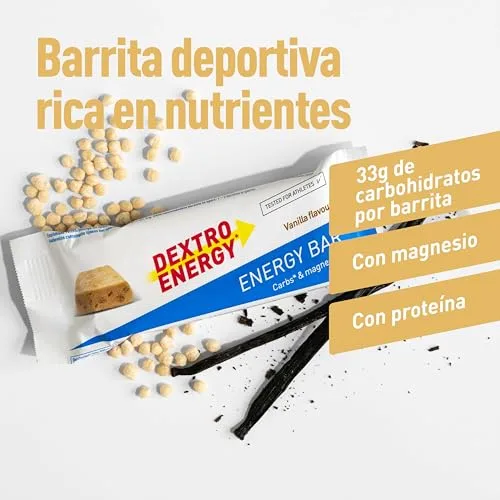 Dextro Energy ▫️ Barra Energética com Sabor a Baunilha - Embalagem Familiar de 24 x 50 g 3