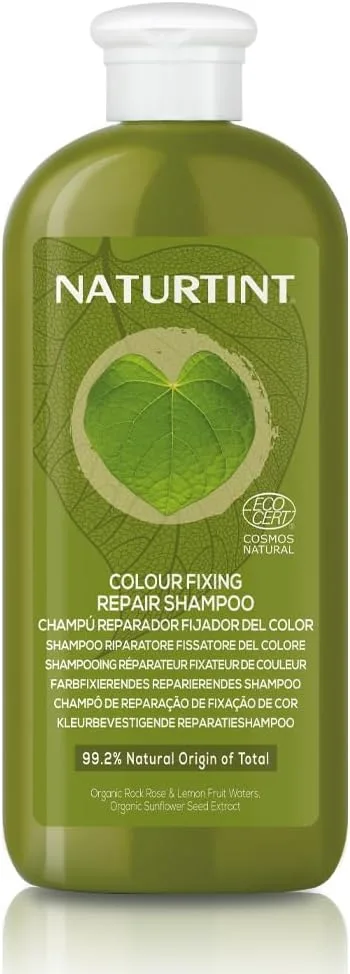 Naturtint ▫️ Champô Reparador e Fortalecedor, Hidrata, Fortalece e Rejuvenesce, Para Cabelo Enfraquecido e Danificado, Acalma e Restaura o Equilíbrio, 99% de Ingredientes Naturais, ECOCERT, 330 ml