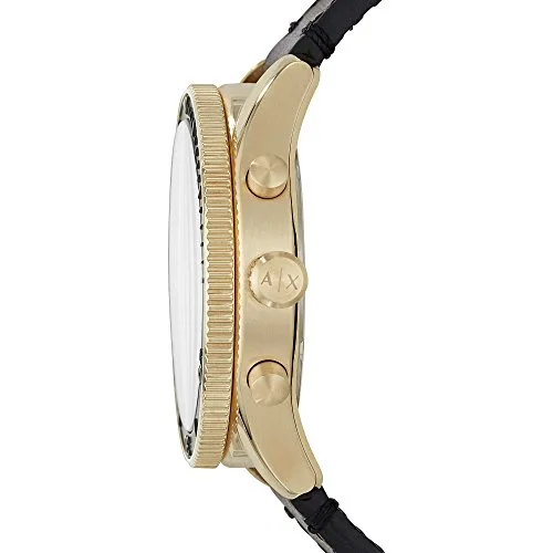 Armani Exchange ▫️ Relógio para homem, movimento cronógrafo e caixa de 46 mm com bracelete em aço, pele ou silicone 2